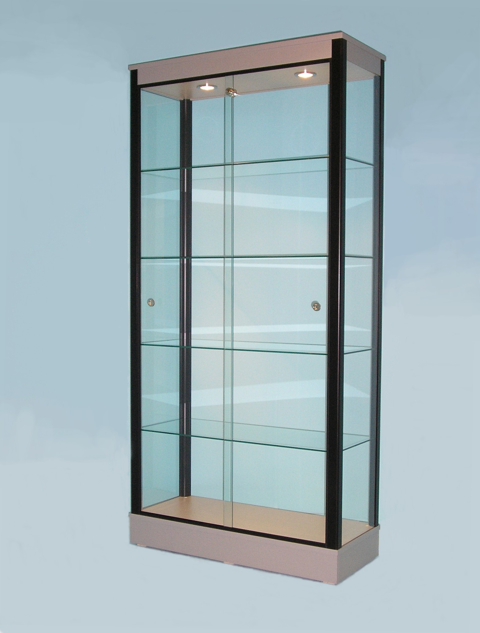 Large Glass Display Cabinets - Designex Cabinets